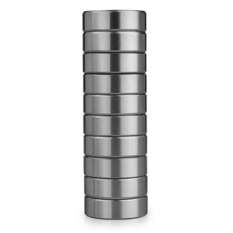 Z-FIRST Precision 608 RS ABEC 9 Bearings for Scooters,Longboards and Skateboards (Pack of 10 PCS) (Black) - Image 2